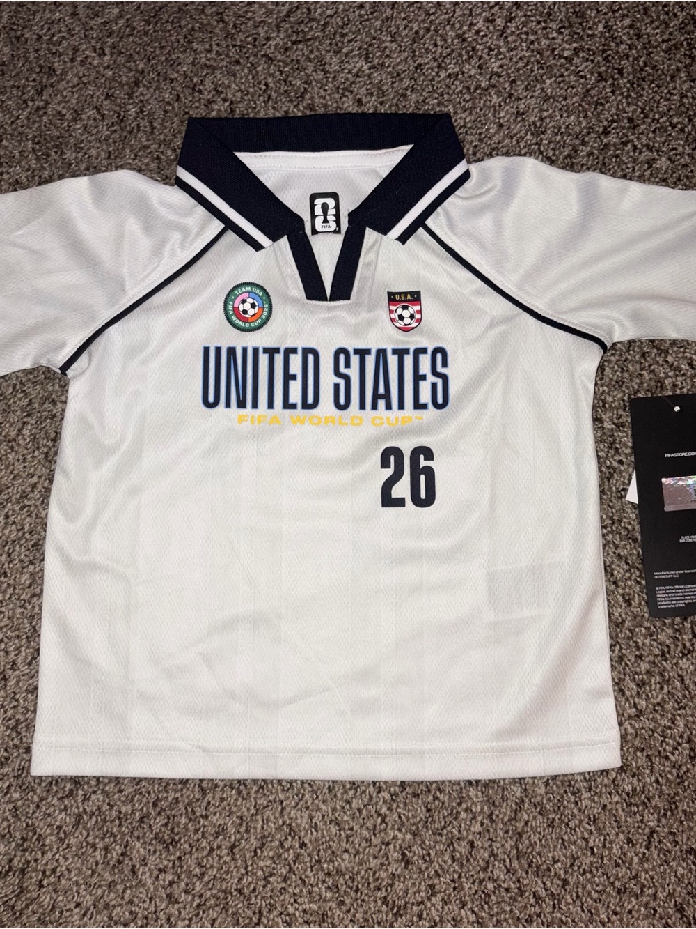 United States FIFA 2026 World Cup Official Youth Soccer Jersey
